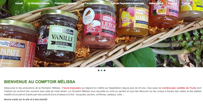 Site Le Comptoir Mélissa